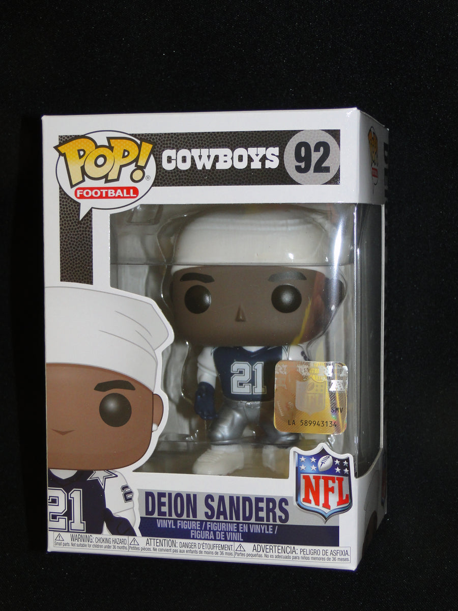 Funko POP! NFL Football Legends Deion Sanders Dallas Cowboys White Hom –  Lonestar Finds