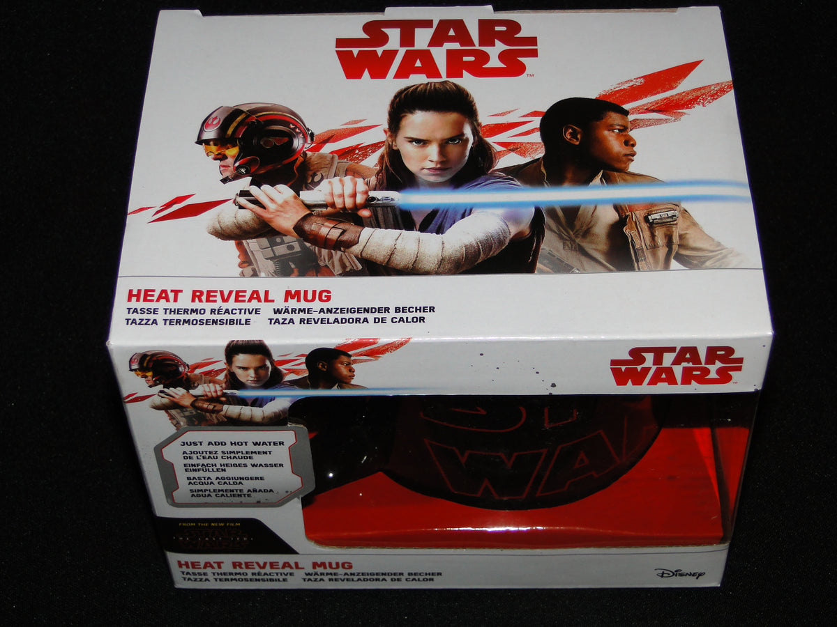 Star Wars EP VIII: The Last Jedi Star Wars Logo Heat Reveal Mug, Ceram –  Jimmys drop shop
