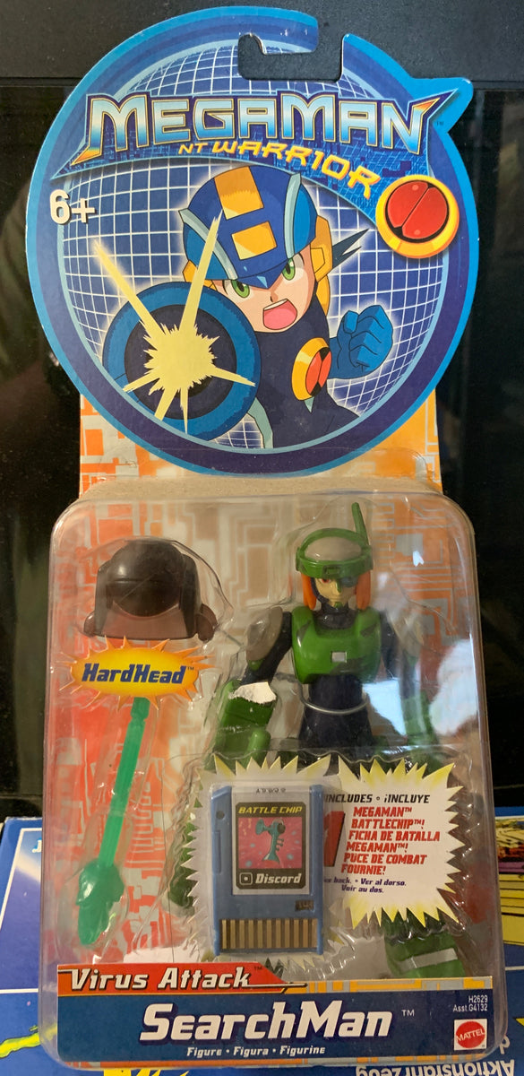 プラネットデビィ アース（地球） MAマン。 MegaMan NT Warrior - Virus Attack Search Man Figure - Mega Man