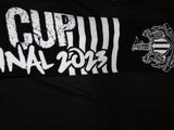 NEW Newcastle v Manchester United Match Day Scarf, 2023 Carabao Cup Final Split