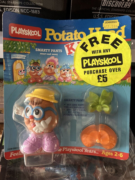 Vintage Rare 1986 PLAYSKOOL POTATO HEAD KIDS Smarty Pants FIGURE
