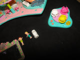 Vintage Bluebird Polly pocket Pretty Hair compact & Mirror Rides 'n Surprises