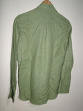 BNWOT PDN London  Green Banded Women's Valentina Brushed Cotton Shirt RRp £225
