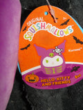 NEW Hello Kitty Kuromi  Squishmallow 8" Plush Soft Toy Halloween Costume Purple