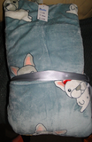 GENUINE THE OODIE Hooded Fluffy Oodie FRENCH BULLDOG  Print Adult One Size