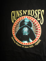 Unworn Official GUNS & ROSES T-shirt 2022 Prague Letnany Airport Medium