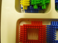 Vintage Denys Fisher STICKLE BRICKS SUPER SET Children's construction set boxed