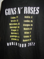Unworn Official GUNS & ROSES T-shirt 2022 World Tour LARGE
