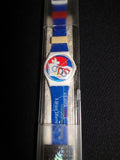 Unworn Swatch watch Atlanta 1996 Guest GZ134C in case