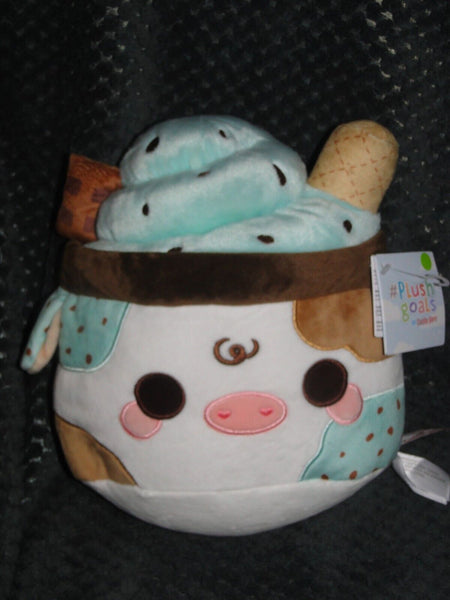 Genuine Plush Goals Cuddle Barn Mint Chocolate Chip Mooshake Squish 11"