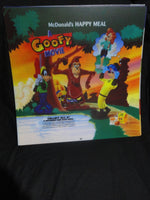 Vintage McDonalds Happy Meal Advertising Sign Goofy Movie Translite 55x55cm