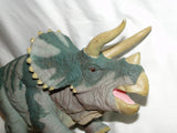 RARE Jurassic Park The Lost World T-Rex & Triceratops rubber full boddy puppet