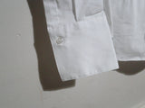 BNWOT PDN London White Grandad Banded Women's Zip Shirt size 4 6 10 14 16