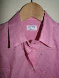 BNWOT PDN London Victoria Gingham Pink Women's Shirt sizes 4 6 8 10 12 14 16 18