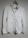 BNWOT PDN London White Women's Zip Shirt size 8