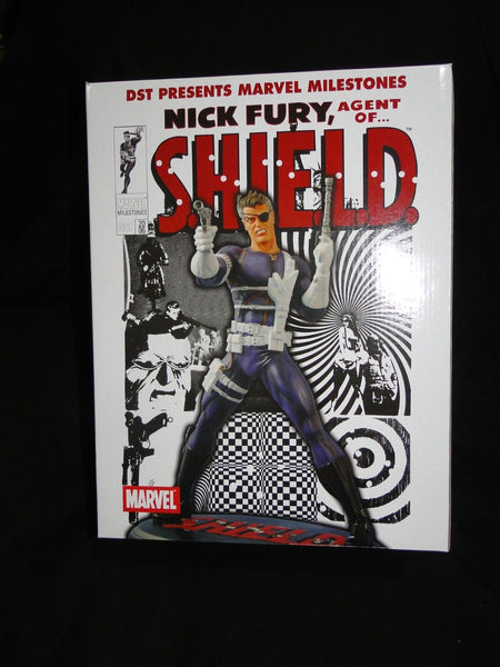 Boxed Ltd Ed Nick Fury Statue Marvel Milestones Based on CLASSIC 60'S COMIC ART