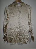 BNWOT PDN London Champagne Women's Shirt 100% silk size 4 RRP £295