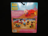 NEW The Flintstone Kids by COLECO Baby DINO Pup & Pull Wagon1986