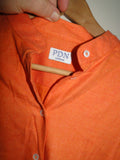 BNWOT PDN London  Grandad Banded Women's Valentina Brushed Cotton Shirt RRp £225