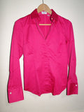 BNWOT PDN London Fushia Women's Zip Shirt size 4 12 16  RRP £295