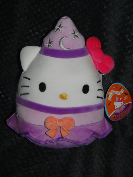 NEW Hello Kitty Squishmallow 8" Plush Soft Toy Halloween Costume Purple