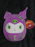 NEW Hello Kitty Kuromi  Squishmallow 8" Plush Soft Toy Halloween Costume Purple