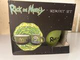OFFICIAL RICK & MORTY GET SHWIFFTY  Portal BREAKFAST SET BOWL  COFFEE Mug