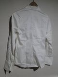 BNWOT PDN London White Women's Zip Shirt size 8