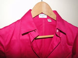 BNWOT PDN London Fushia Women's Zip Shirt size 4 12 16  RRP £295
