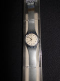 NEW Swatch GRAUER watch silver black GN146