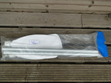 Brand New Unused Silver and White Four Piece Canoeing Kayaking Paddle