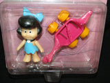 NEW The Flintstone Kids by COLECO Betty Jean Bricker & Sea Serpent Scooter 1986