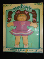 Vintage 1983 Boxed Unused CABBAGE PATCH KIDS 3D plastic Jigsaw by ILLCO