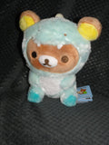 Brand New San-X Dinosaur Chairoikoguma Plush Doll 10"  Rilakkuma Kawaii