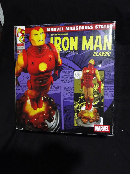 RARE  Marvel Milestones Art Asylum Iron Man Classic Statue Limited edition