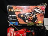 Boxed Nikko Fireball Radio Controlled Car Rare RED with instructions