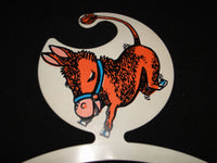 Vintage kids childrens 60s 70s clothes dress hanger Plastic Donkey Mule