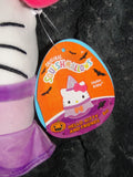NEW Hello Kitty Squishmallow 8" Plush Soft Toy Halloween Costume Purple