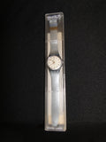 NEW Swatch GRAUER watch silver black GN146