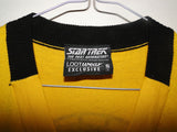 NEW with tags RARE Star Trek Loot crate Exclusive Yellow DATA Cardigan Small
