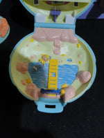 Collection vintage Bluebird polly pocket compacts