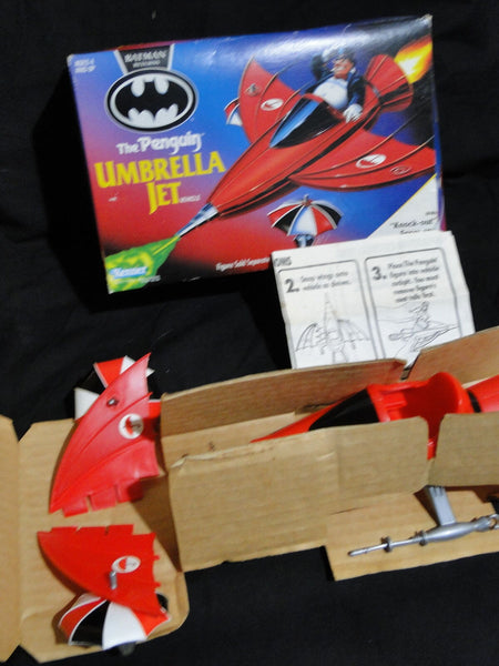  Boxed Complete Kenner Batman Returns Penguin Umbrella Jet DC Comics