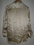 BNWOT PDN London Champagne Women's Shirt 100% silk size 4 RRP £295