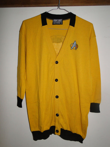 NEW with tags RARE Star Trek Loot crate Exclusive Yellow DATA Cardigan Small