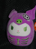 NEW Hello Kitty Kuromi  Squishmallow 8" Plush Soft Toy Halloween Costume Purple