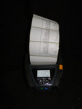 Working Zebra QLn420 mobile Thermal Printer Battery Car Charger Button missing