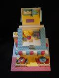 Vintage Polly Pocket Pizzeria Pizza Shop 3 dolls 1993 Bluebird