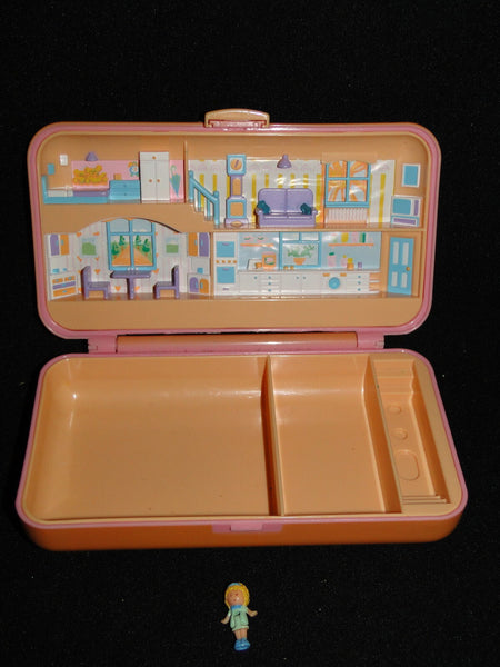 Vintage Polly Pocket Bluebird 1990 Compact Pretty Hair Playset