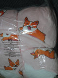 GENUINE THE OODIE Hooded Fluffy Oodie CORGI  Print Adult One Size