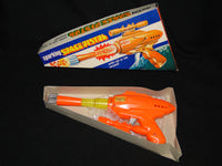 Vintage Boxed Friction Sparking Plastic Space Pistol